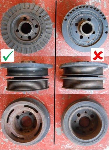 Jaguar XJR XKR 4.0 Lower Pully Upgrade Service 2