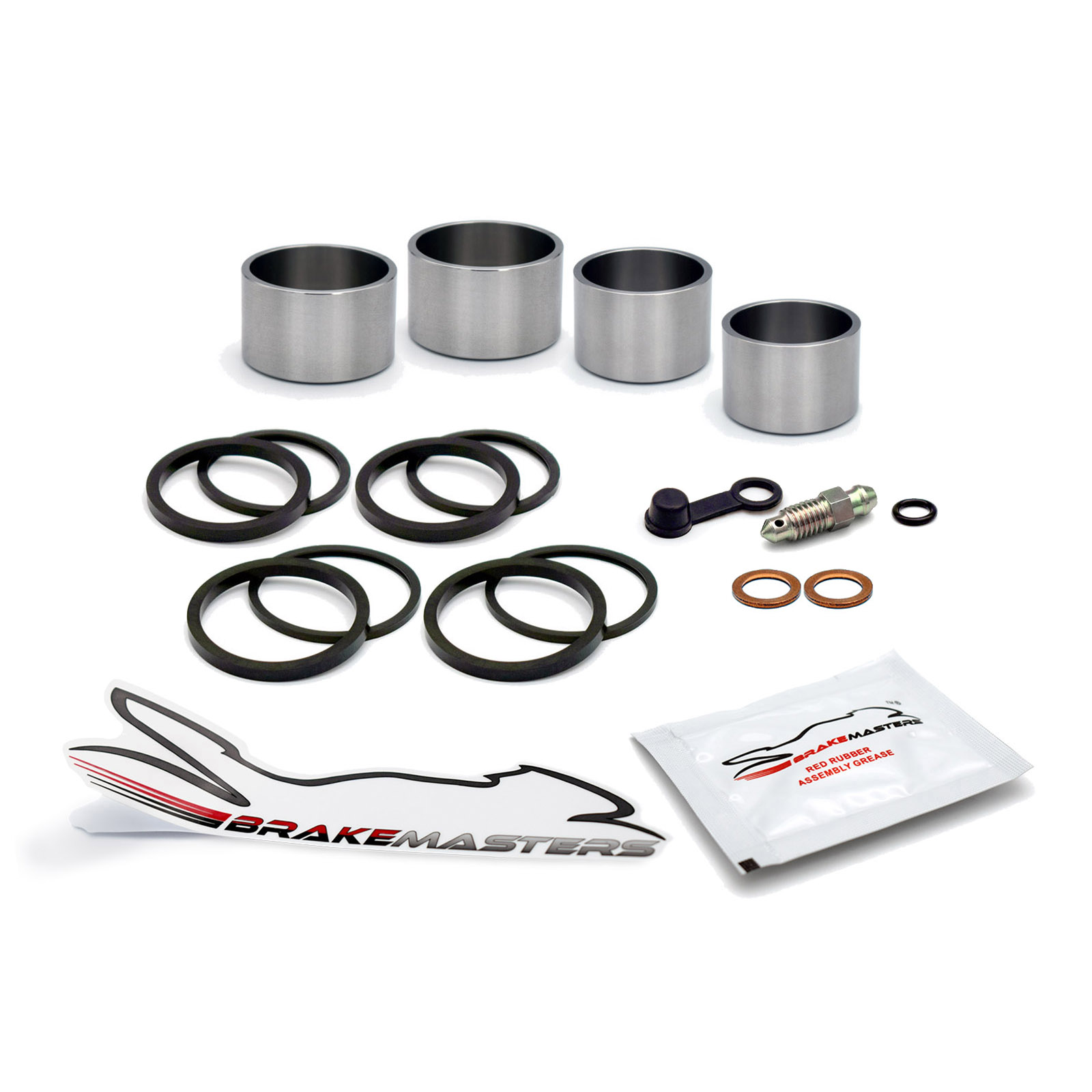 Ducati 750 ie Monster Dark 2002 front brake caliper piston seal kit M750 (single caliper)