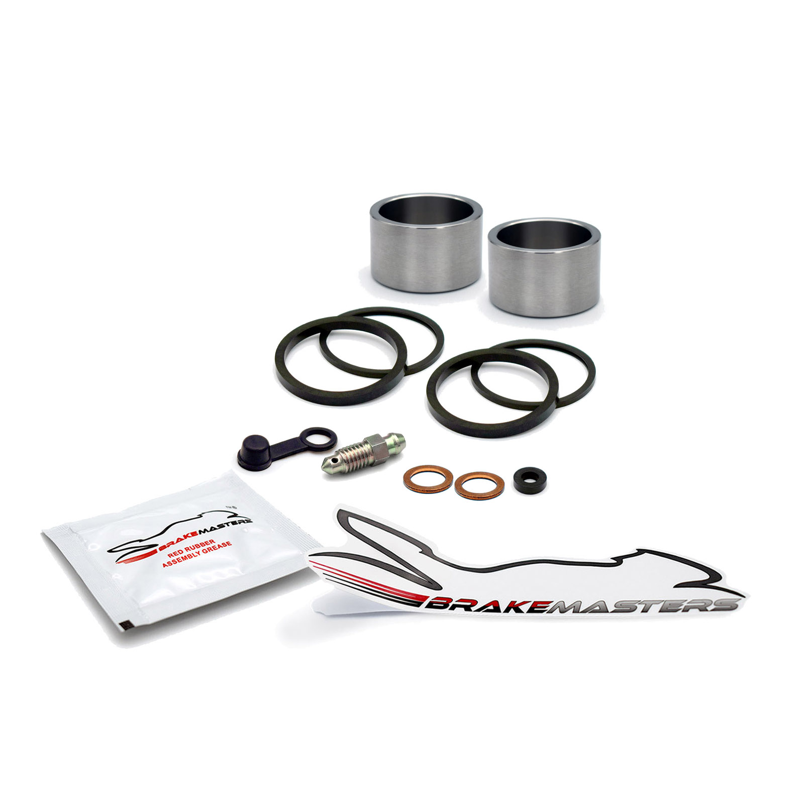 Honda TLM220 R L 1991 front brake caliper piston seal kit