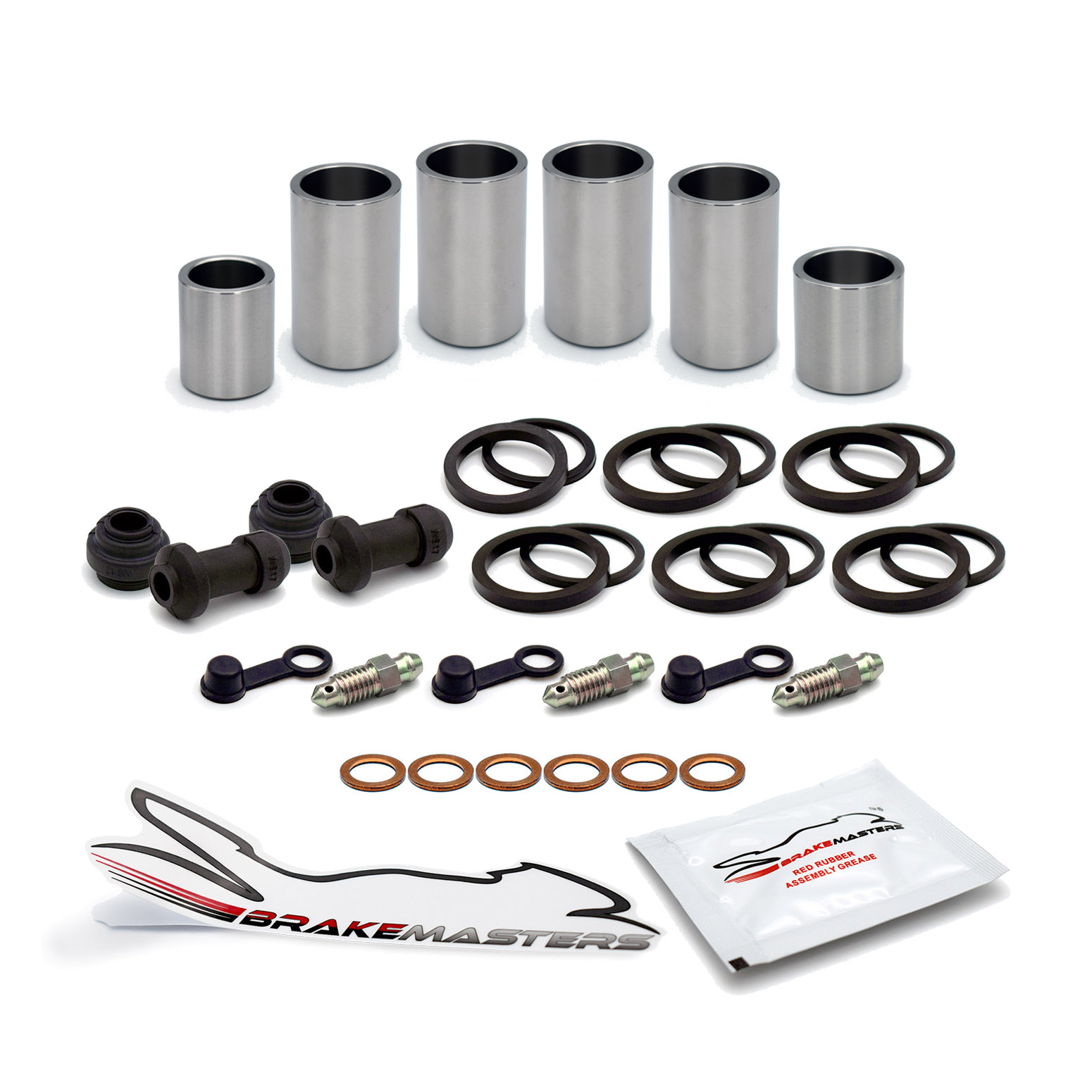 Honda VFR800 VTEC A4 2004 front brake caliper piston seal kit