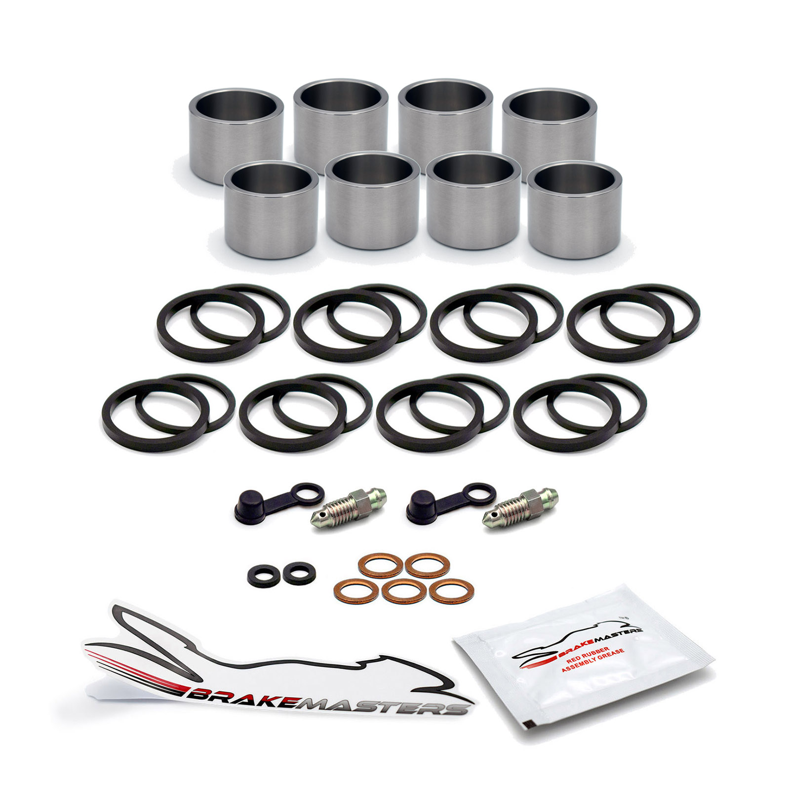 Kawasaki Z1000 DDF 2013 front brake caliper piston seal kit ZR1000