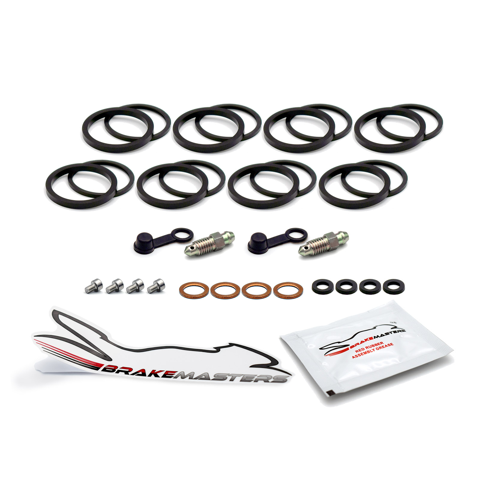 Kawasaki Kr 1R D1 1989 Front Brake Caliper Seal Kit Kr250