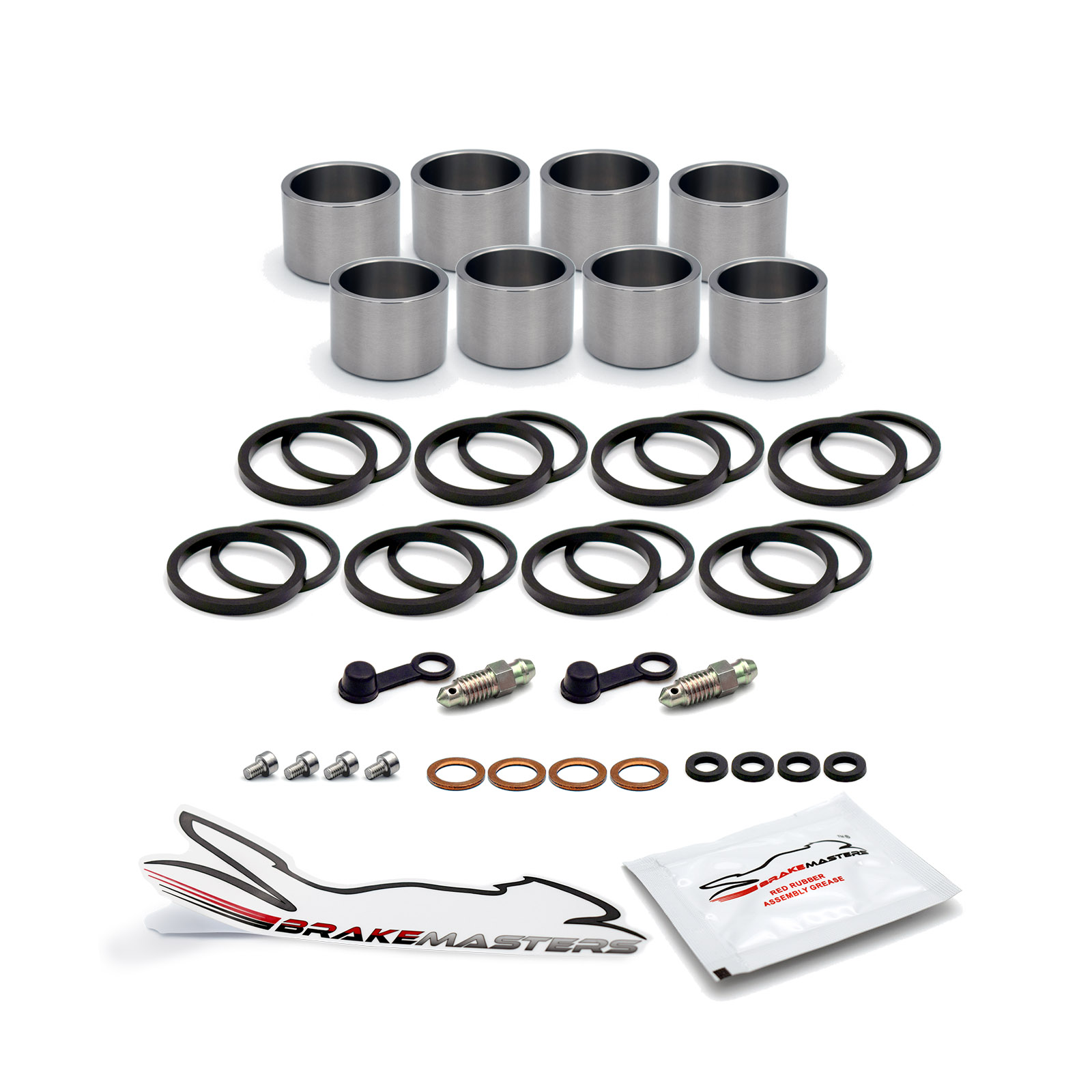 Kawasaki ZX400 N3 1995 front brake caliper piston seal kit