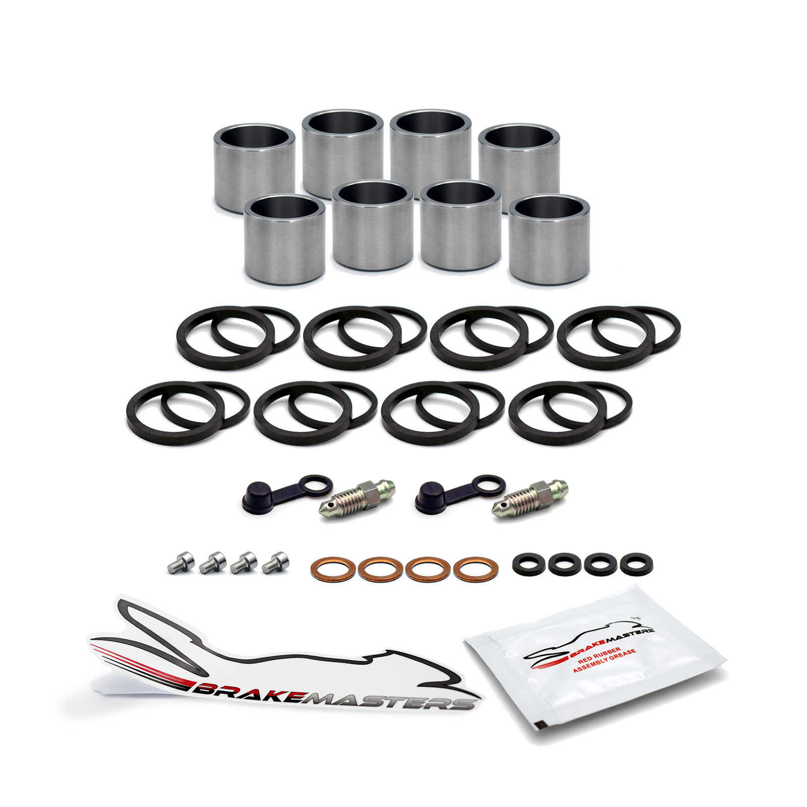 Kawasaki ZXR400 L9 2000 front brake caliper piston seal kit ZX400