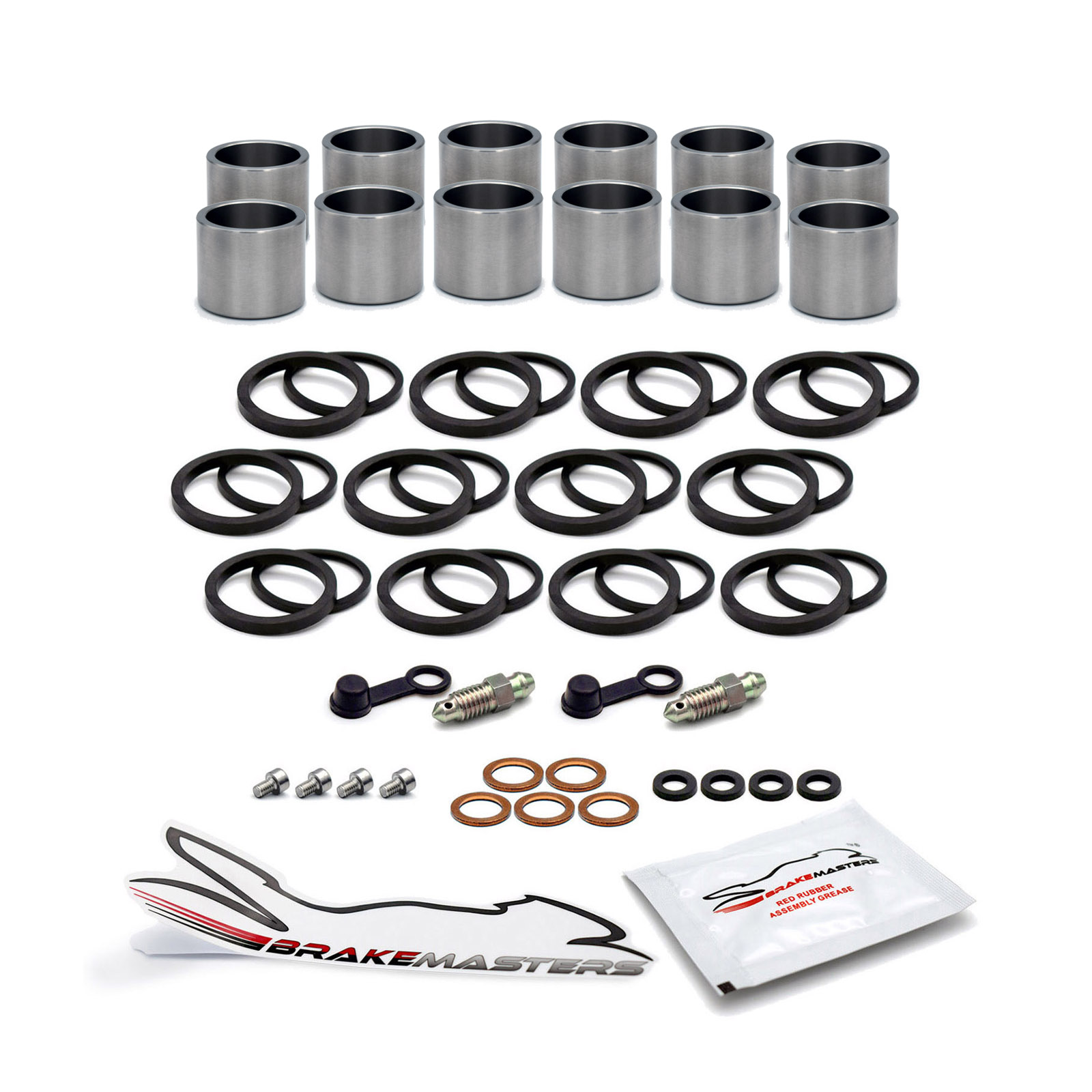 Kawasaki ZX-6R Ninja G2 1999 front brake caliper piston seal kit ZX600