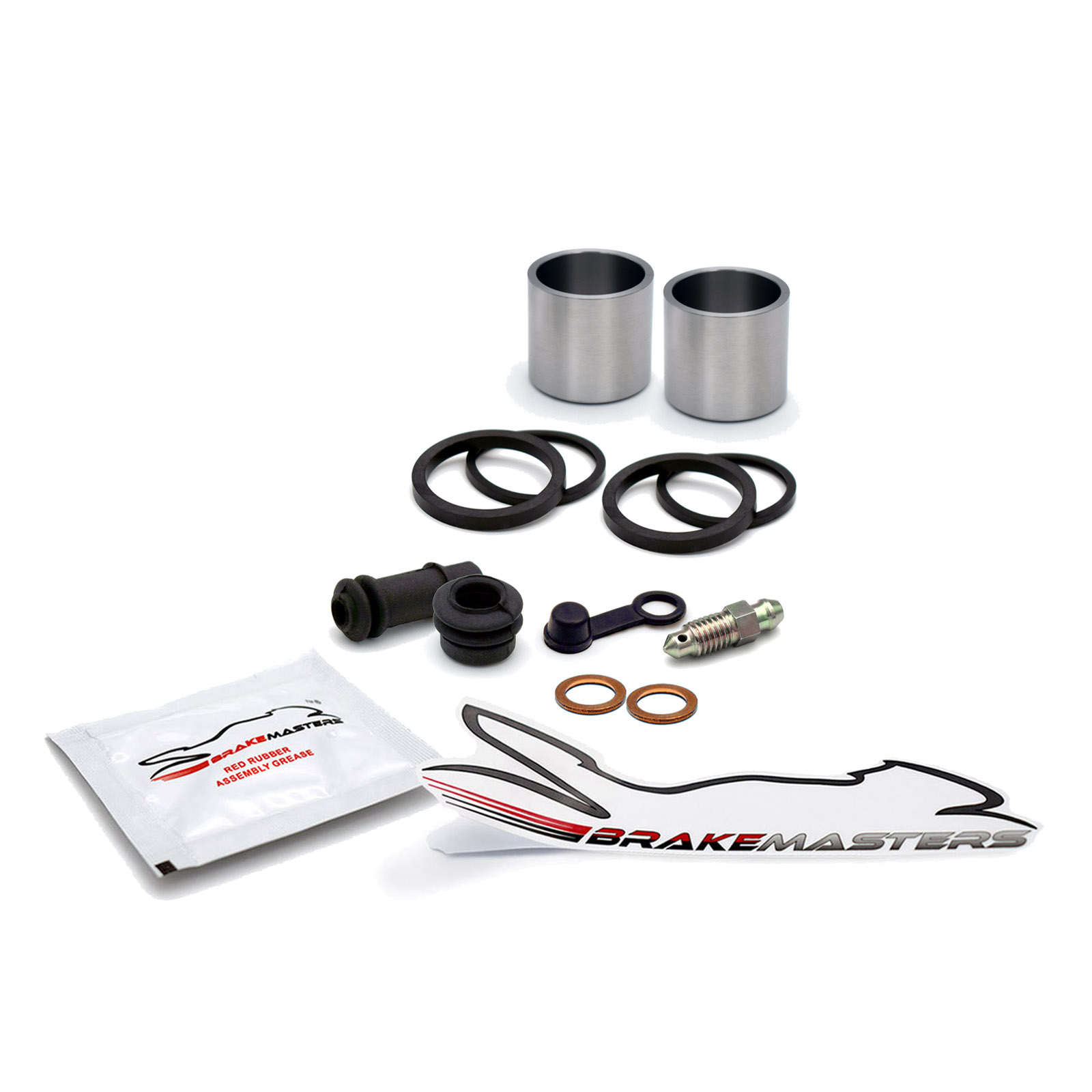 Yamaha YZ125 1988 front brake caliper piston seal kit U