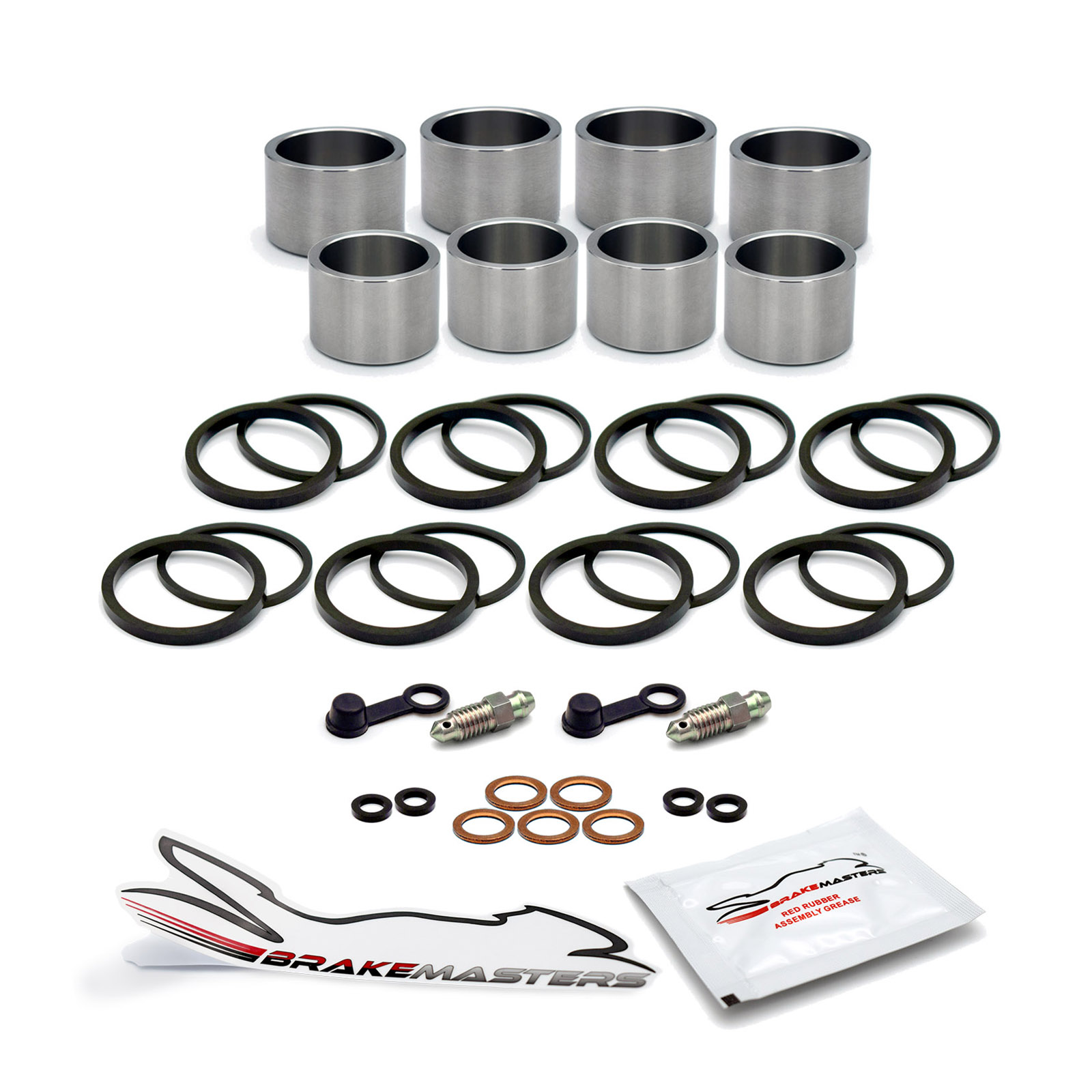 Yamaha XVZ13D Venture Royale 1990 front brake caliper piston seal kit