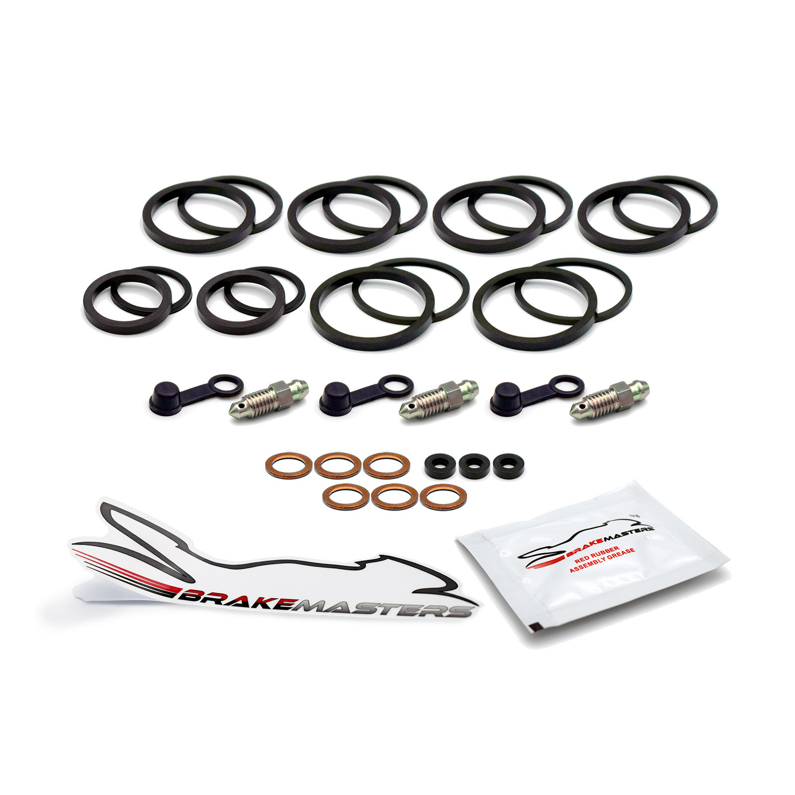 Yamaha Fjr1300 As Abs 2009 Front Brake Caliper Seal Kit 2D2