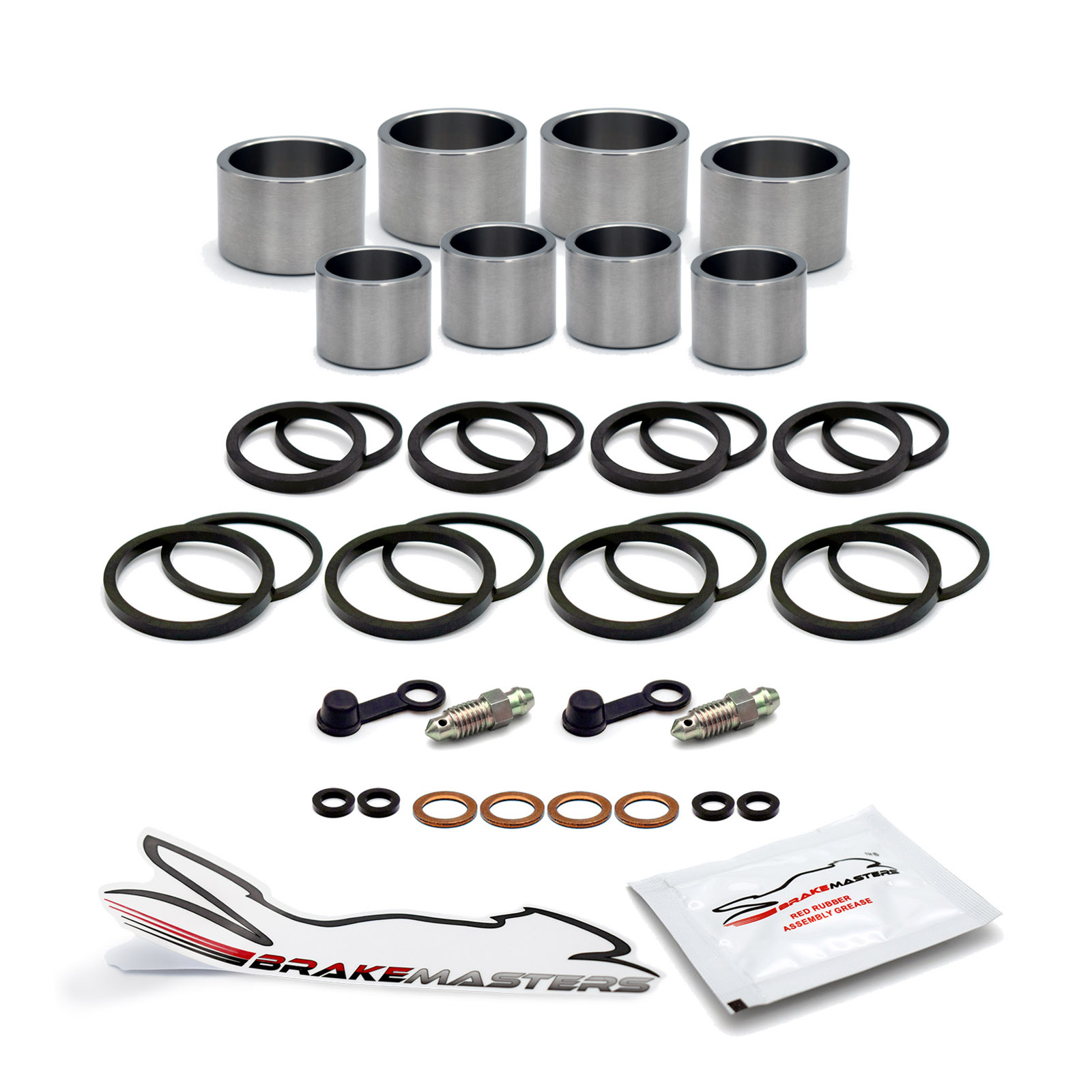 Yamaha TZR250 SPR 1995 front brake caliper piston seal kit 3XV